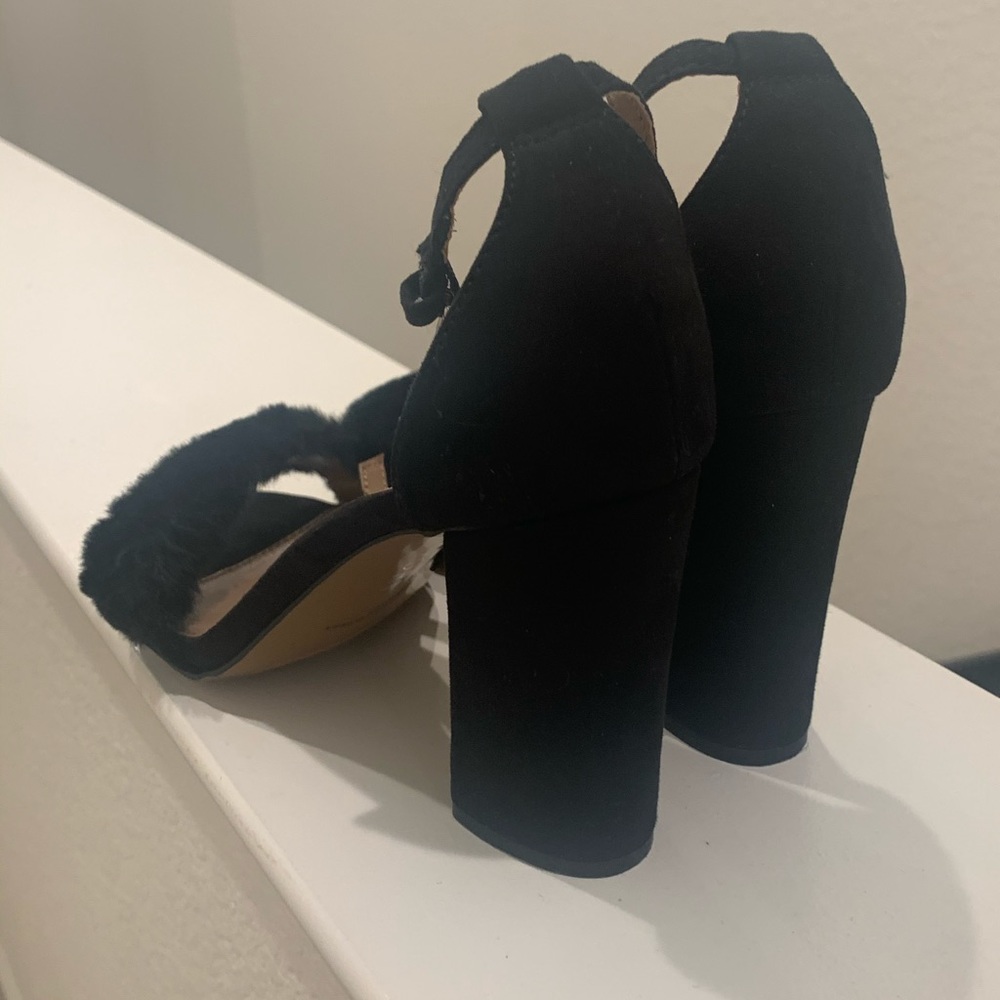 Report Fuzzy Block Heel Sandal - image 4